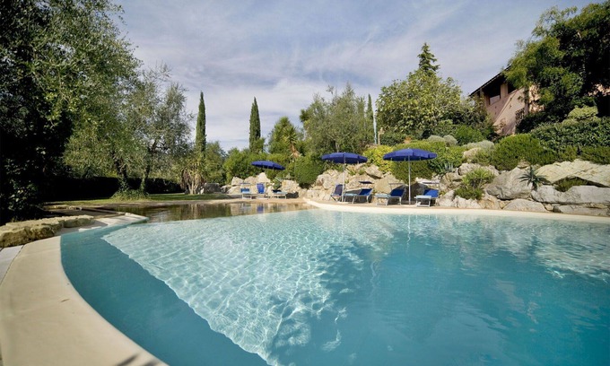 Montopoli in Val d'Arno Villa | Wonderful private villa for 9 guests with A/C, WIFI, private pool, veranda and panoramic view