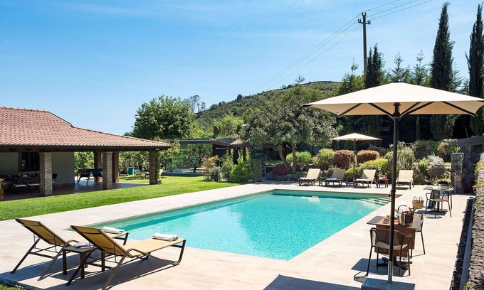 Viagrande Villa | Wonderful private villa for 7 guests with private pool, WIFI, A/C, TV, terrace and panoramic view