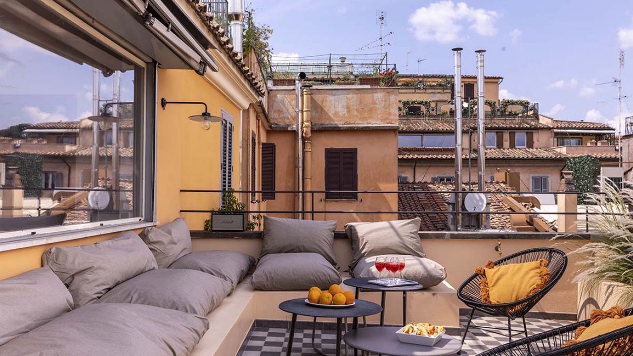 Photo of Patio Balcony in Rione IV Campo Marzio